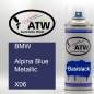 Preview: BMW, Alpina Blue Metallic, X06: 400ml Sprühdose, von ATW Autoteile West.